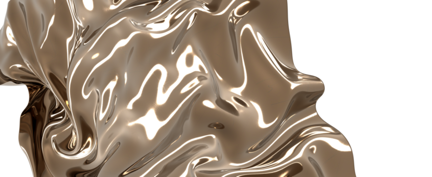 Abstract Metallic Drape