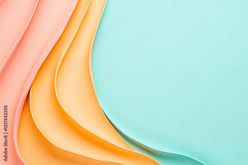 Poster create abstract design featuring vibrant color palettes with ample copy space for graphic design