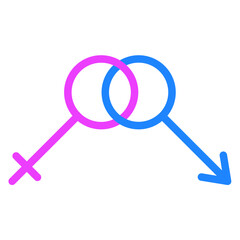 Gender Equality Icon Style