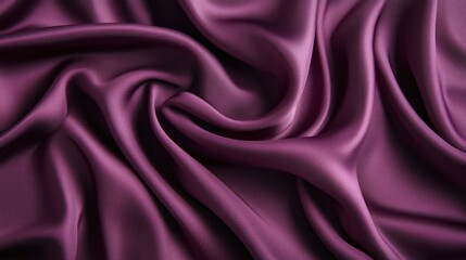 Fototapeta premium Purple silk fabric texture, draped elegantly. Background studio shot. Use textile design