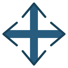 Obraz premium Resize Cursor Icon Style