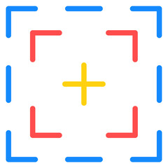 Fototapeta premium Selection Focus Icon Style