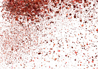 Abstract Red Glitter Burst