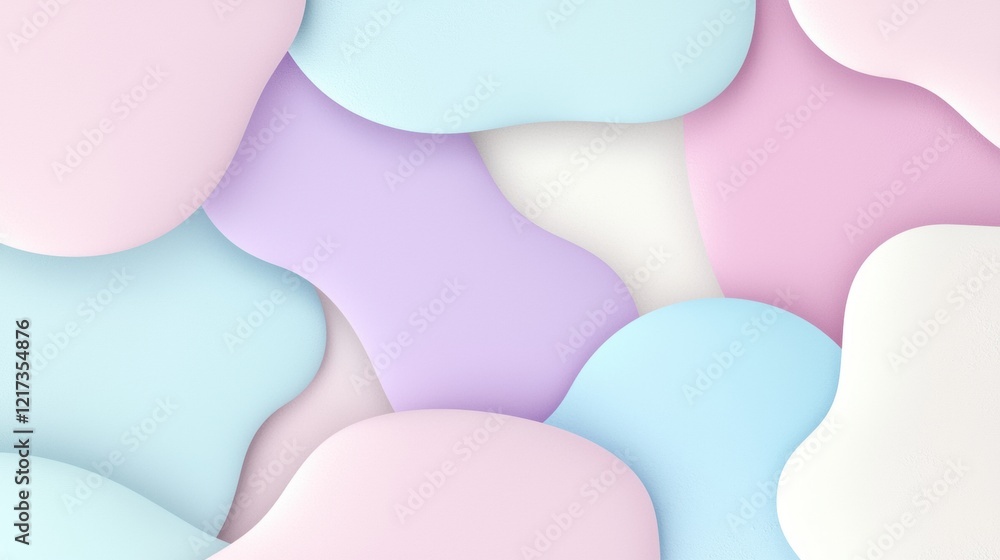Poster abstract background with multiple overlapping shapes in different colors. the shapes are arranged in