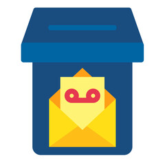Voicemail Box Icon Style