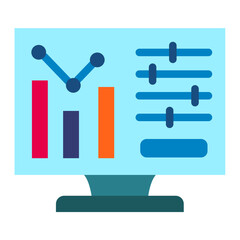 Monitor System Icon Style