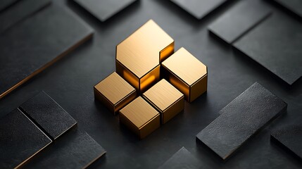 geometric luxury design logo light image