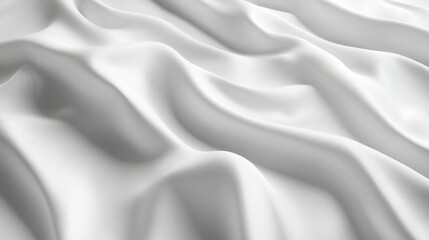 Obraz premium Flowing white fabric texture studio stock image soft lighting abstract