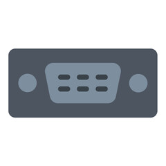 VGA Connector Icon Style