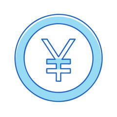 yen symbol icon, yen symbol vector illustration-simple illustration of yen symbol, perfect for yen symbol logos and icons