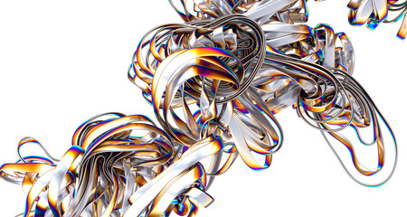 Abstract colorful liquid swirl A symphony of color in motion
