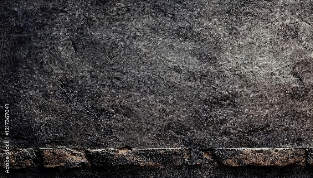 Aufkleber weathered dark concrete texture with rough surface patterns and subtle scratches, ideal for industri