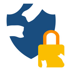 Obraz premium Breach Vulnerability Icon Style