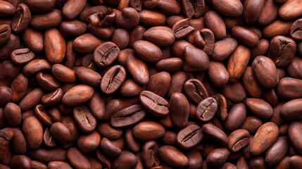 Obraz premium Rich cocoa bean texture pattern for food and beverage design projects
