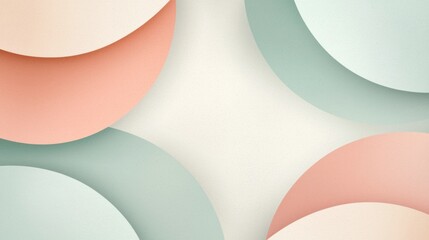 Abstract background with a repeating pattern of overlapping circles in different shades of pink, light blue, and light green.