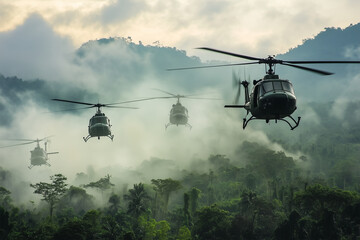 United States Military Helicopters Vietnam