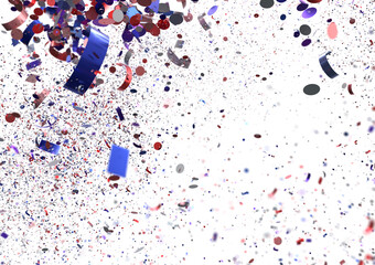 Obraz premium Celebrate with this vibrant confetti explosion. Perfect for festive backgrounds, party invitations, and more.