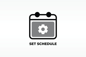 schedule set icon