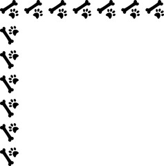 Dog Frame Design , Dog Border