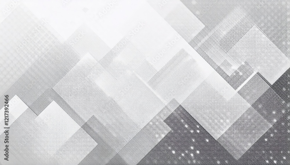 Aufkleber monochrome geometric abstract pattern with layered rectangles and soft gradients for minimalist background and modern designs