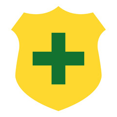 Vector Design Medical Shield Icon Style