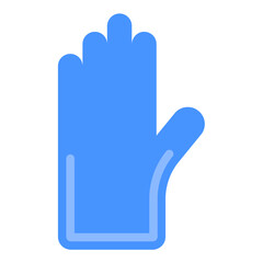Vector Design Surgical Glove Icon Style