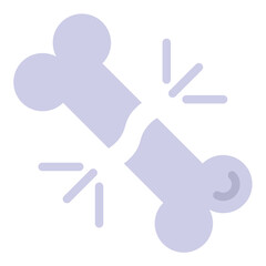 Vector Design Bone Fracture Icon Style