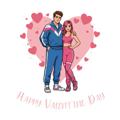 Happy Valentine's Day creative Valentine's Day celebration Valentines day with a romantic couple