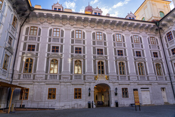 Esterhazy palace building exterior in Eisenstadt Austria
