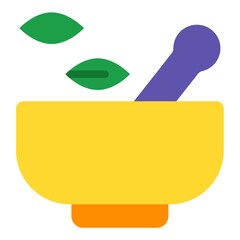 Vector Design Chemist Pestle Icon Style