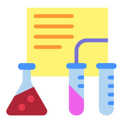 Vector Design Clinical Research Study Icon Style