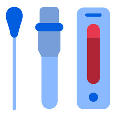 Vector Design Virus Testing Kit Icon Style