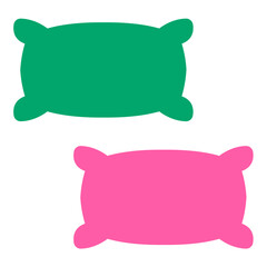 Vector Design Pillows Icon Style