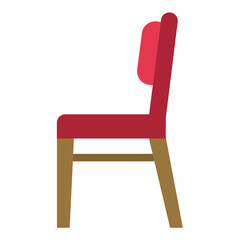 Vector Design Side Chair Icon Style