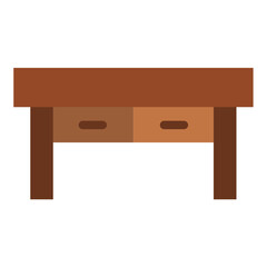Vector Design Console Table Icon Style