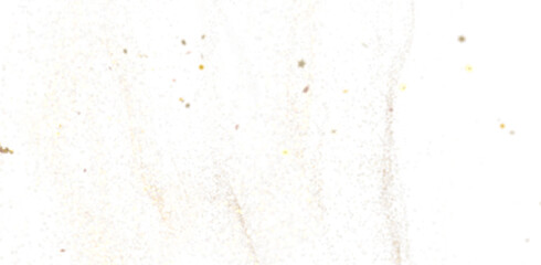 Abstract background with gold dust particles scattered on white. Ideal for elegant designs.
