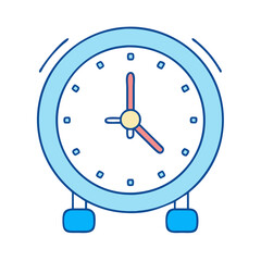 clock with adjustable hands icon, clock with adjustable hands vector illustration-simple illustration of clock with adjustable hands, perfect for clock with adjustable hands logos and icons