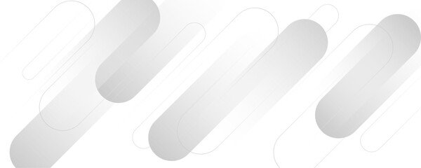 Abstract white and gray color geometric shape and lines seamless pattern transparent background design.