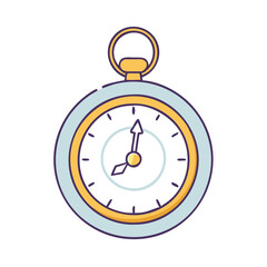 pocket watch icon, pocket watch vector illustration-simple illustration of pocket watch, perfect for pocket watch logos and icons