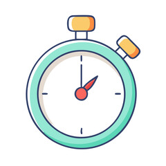 stopwatch icon, stopwatch vector illustration-simple illustration of stopwatch, perfect for stopwatch logos and icons