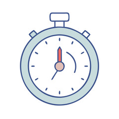 stopwatch with seconds icon, stopwatch with seconds vector illustration-simple illustration of stopwatch with seconds, perfect for stopwatch with seconds logos and icons