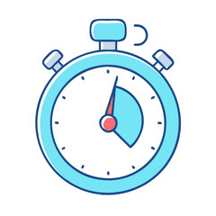 stopwatch with seconds icon, stopwatch with seconds vector illustration-simple illustration of stopwatch with seconds, perfect for stopwatch with seconds logos and icons