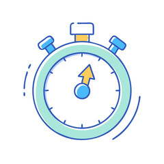 timer icon, timer vector illustration-simple illustration of timer, perfect for timer logos and icons