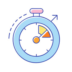 timer icon, timer vector illustration-simple illustration of timer, perfect for timer logos and icons