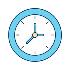 wall clock icon, wall clock vector illustration-simple illustration of wall clock, perfect for wall clock logos and icons
