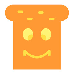 Vector Design Joyful Toast Icon Style