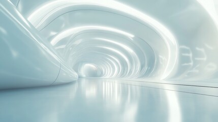 Obraz premium Stunning Futuristic Architectural Tunnel Design