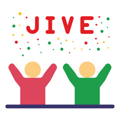 Vector Design Bliss Jive Icon Style