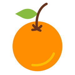 Vector Design Orange Icon Style