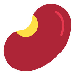 Vector Design Pinto Bean Icon Style